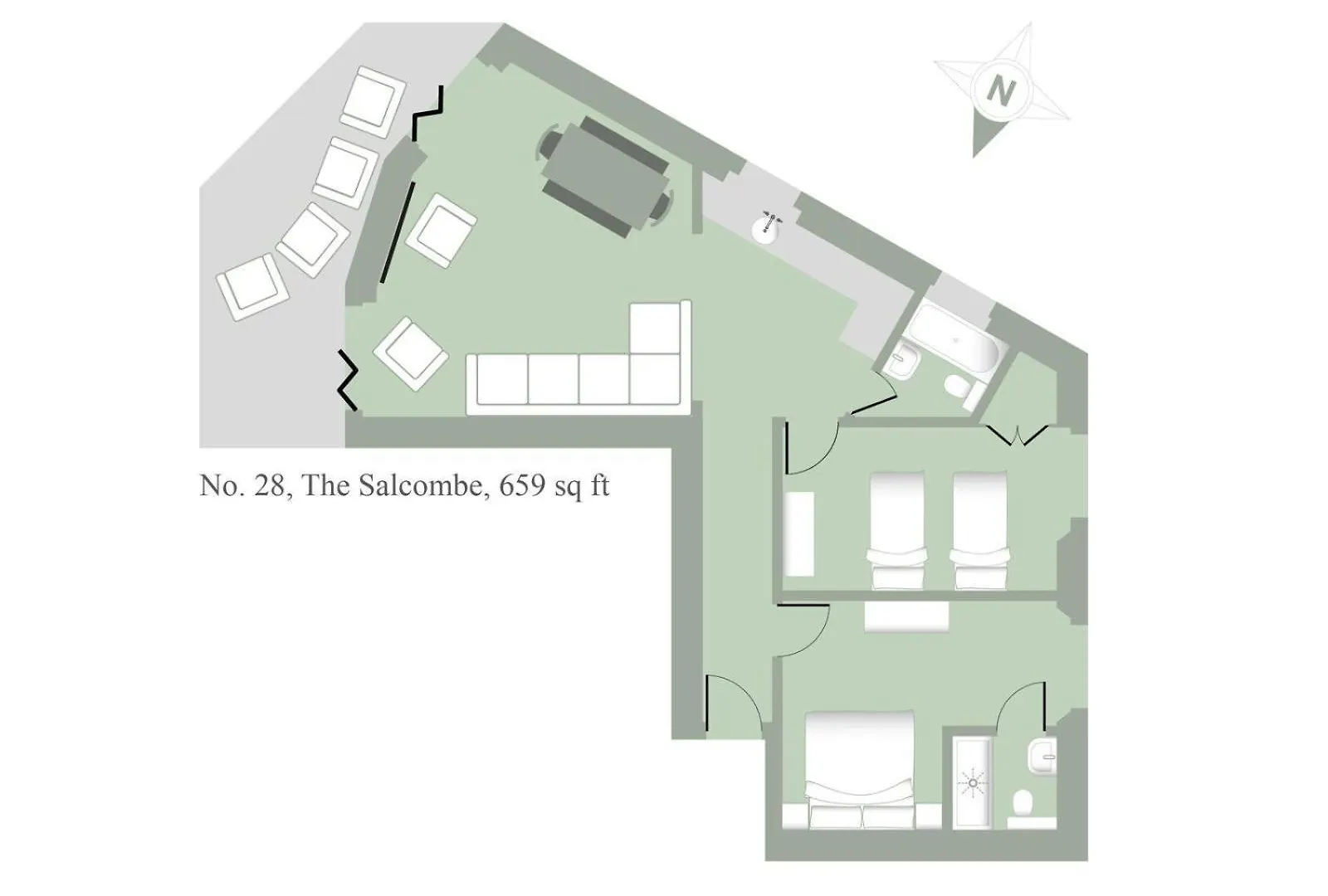 Apartment N° 28 The Salcombe