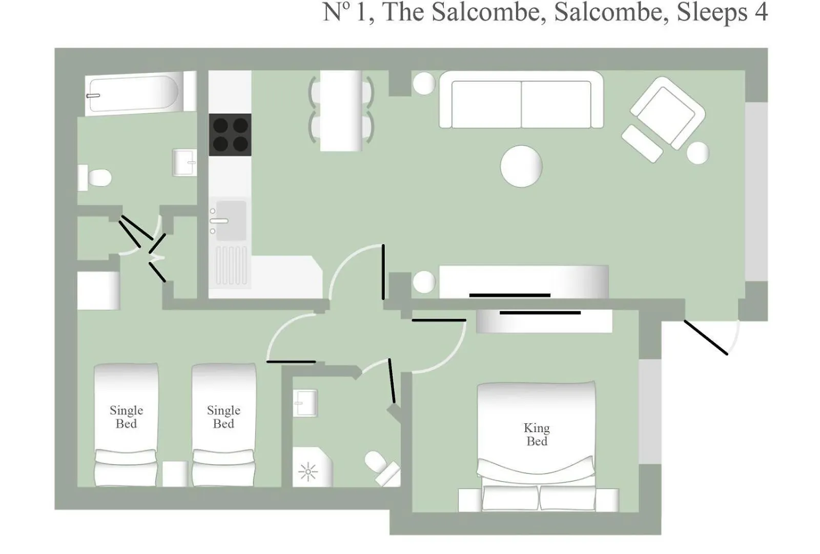 No 1 The Apartment Salcombe